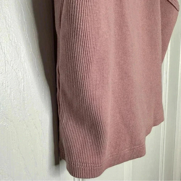 SWS Essentials Tank Top Cropped Ribbed Racerback  Pink Size Medium - Picture 12 of 16